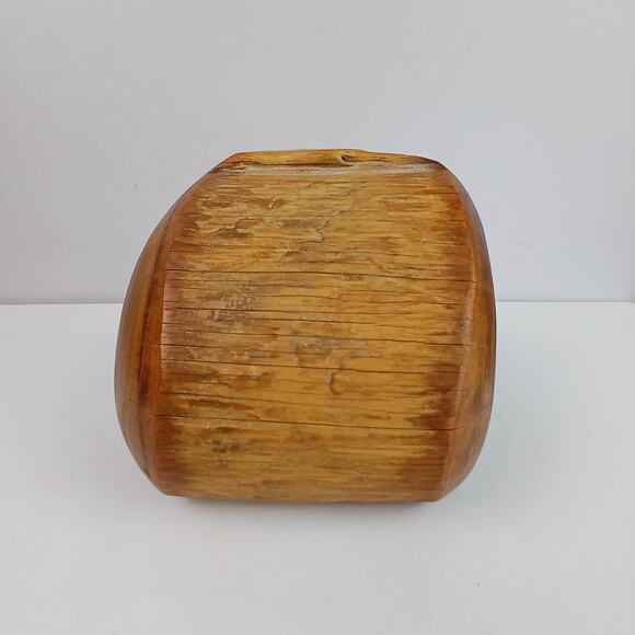 VTG Artisan Made Wooden Stash Box /Organic Natural Wood Design/ Hidden Drawer - Picture 10 of 13